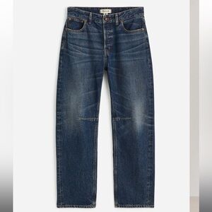 EUC Madewell Darted Barrel-Leg Jean